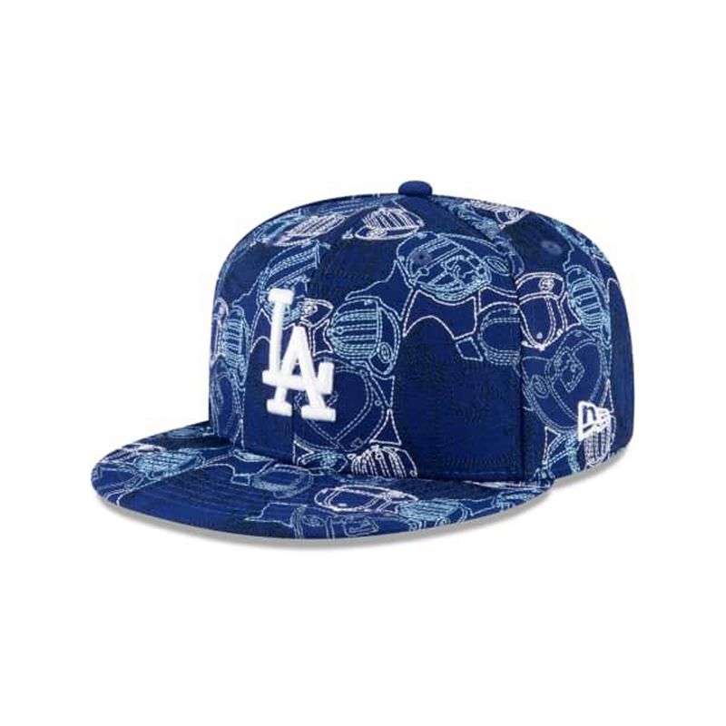 Los Angeles Dodgers Gorra | New Era MLB Cap Chaos 59fifty Fitted Cap Mexico - Azules